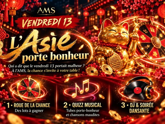 AMS Restaurant Karaoké Vendredi 13 2026